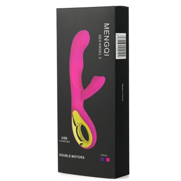 Vibromasseur rabbit USB rose point G 